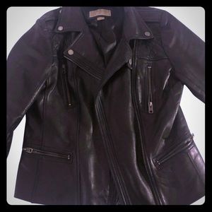 MICHAEL Michael Kor’s genuine leather moto jacket